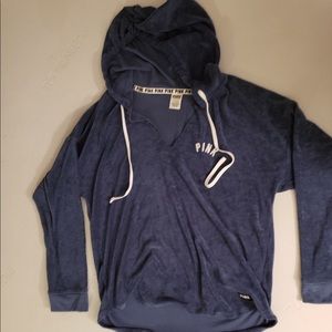 Victoria’s Secret Pink terry cloth pullover
